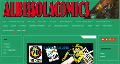 Desktop Screenshot of albissolacomics.it